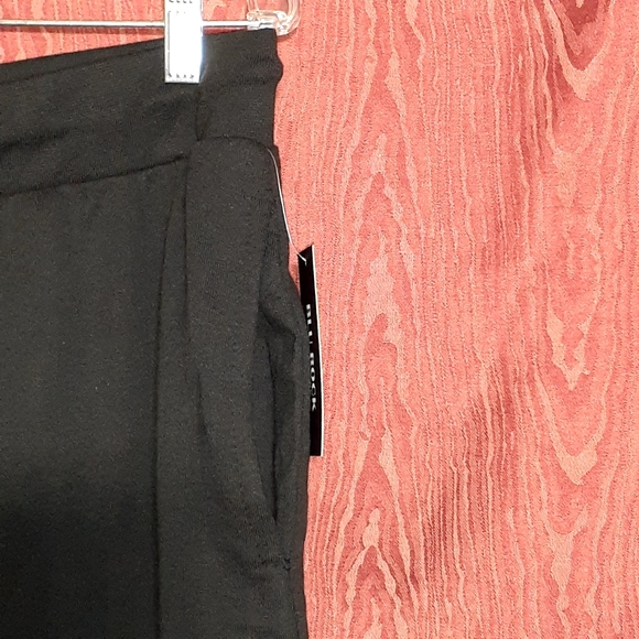 BLU ROCK NEW YORK FRENCH TERRY JOGGERS PANTS 2 POCKETS BLACK WOMEN'S SIZE XL NWT - Picture 6 of 10